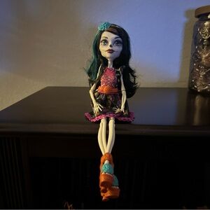 2013 Monster High Art Class Skelita Calaveras Doll Skeleton Complete Mattel HTF